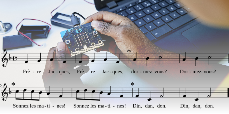 micro:bit Python: Frère Jacques (Frère Jacques)